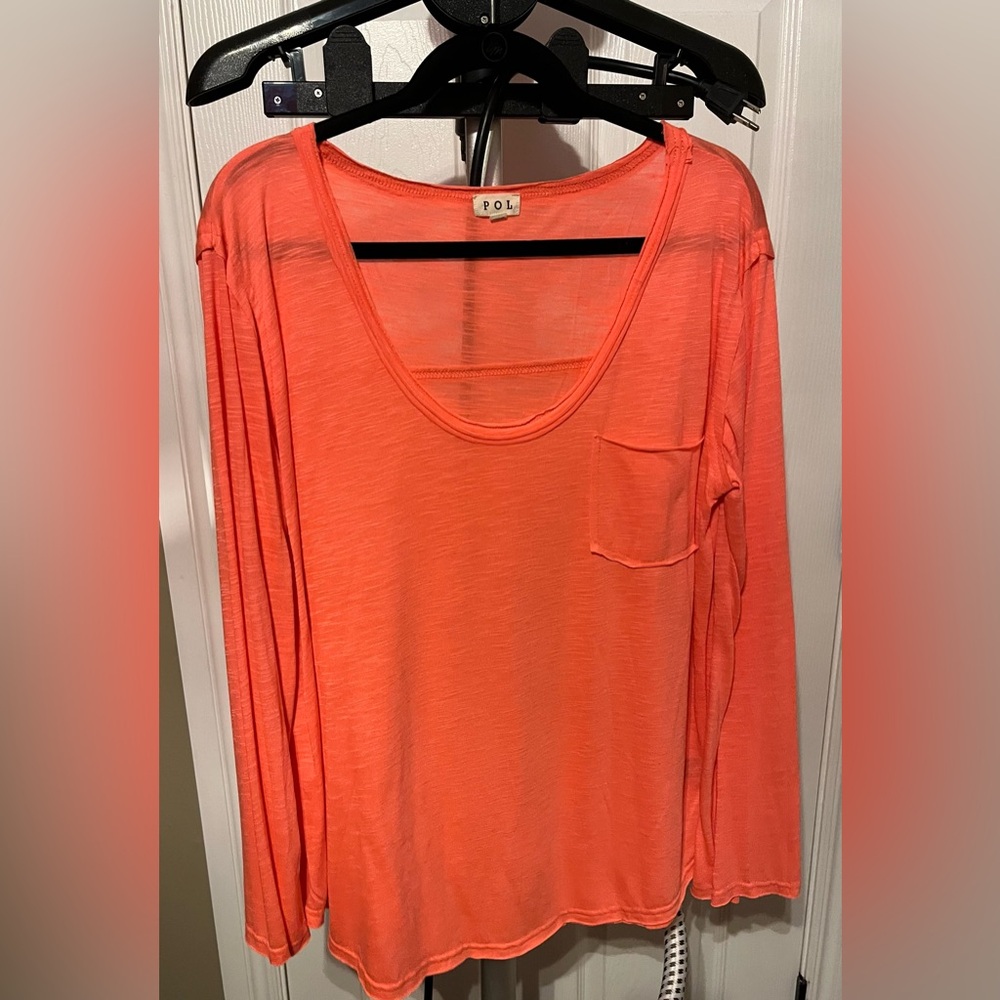 POL Women's Vibrant Orange Top